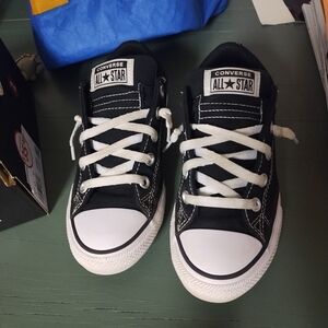 Converse Kids Black and White Sneakers